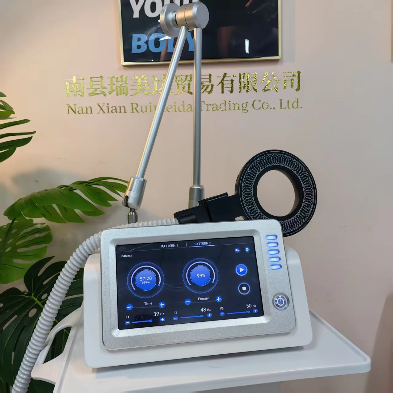 

Body Massager Magnetic Tech Targeted Therapy CE Certified Safe Physio Care Soreness Relief Multi Function Equipment