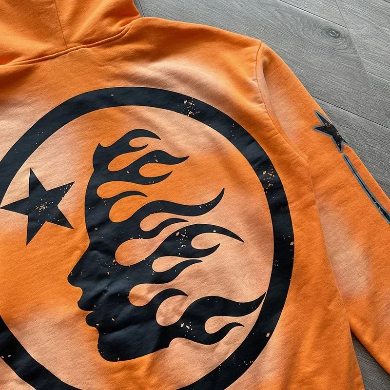 Hellstar  Fire Orange Hoodie