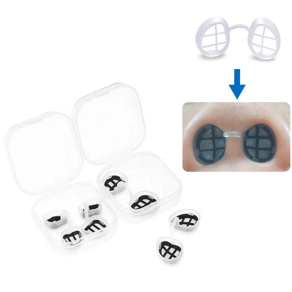 Comfortable Invisible Nasal Filters Anti Air Pollution Pollen Allergy Removable Breathable Nose Dust Filter Round Shape S M L