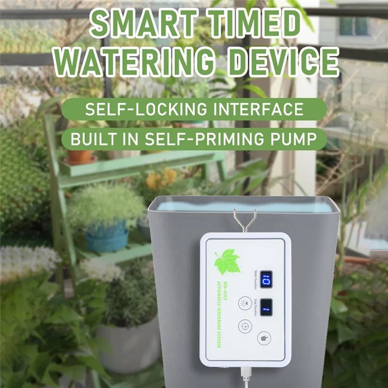 

BYBS-Automatic Watering System Timeable Plant Waterer P Intelligent Timed Watering Timer EU PLUG