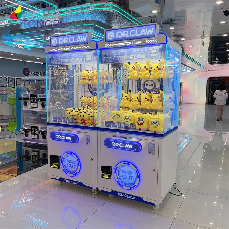 High End UL Claw Machine  Stuffed Animals Doll Crane Japanese American Claw Machine Coin With Bill Acceptor