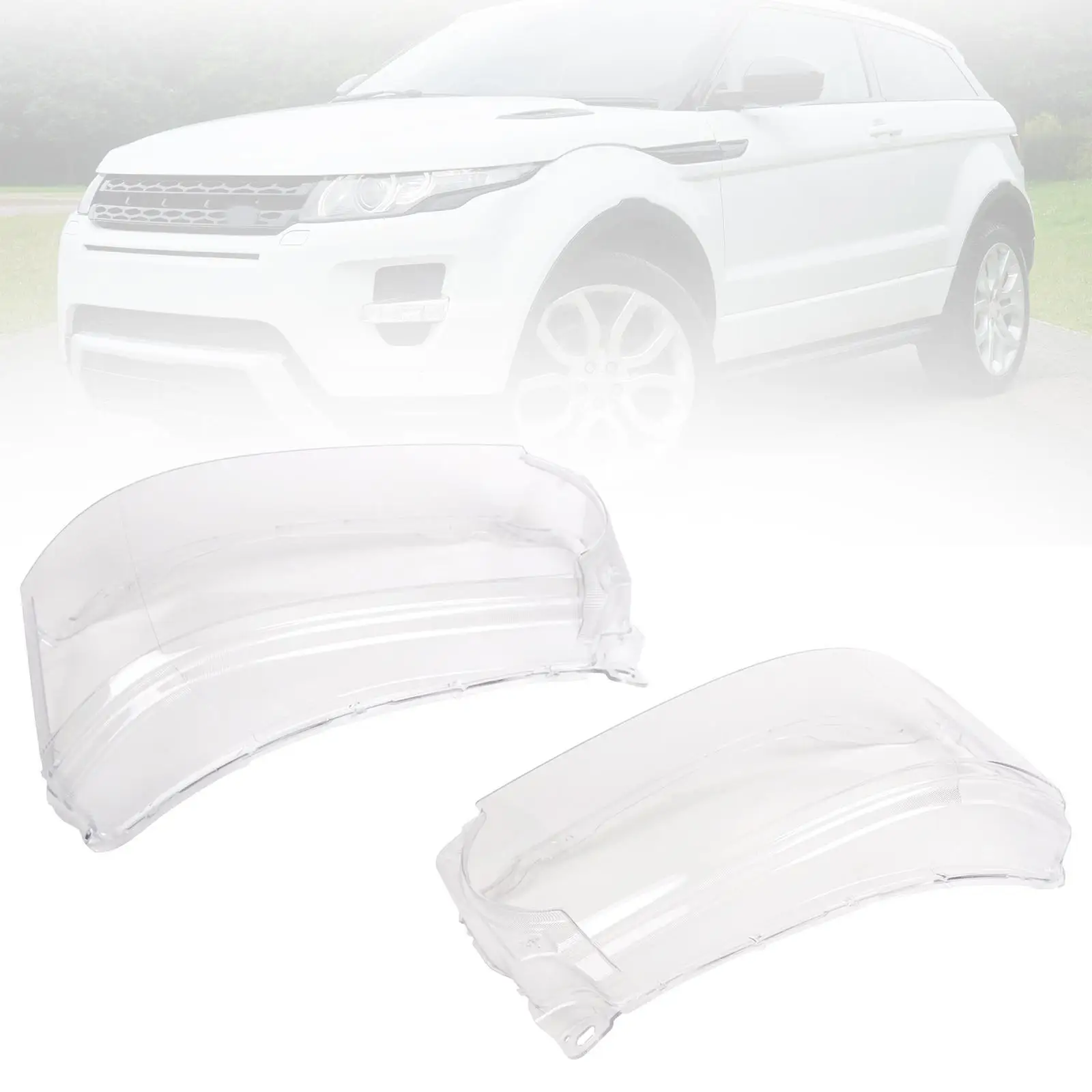 Headlight Lens Cover Clear for Land Rover Range Rover Sport 2010-2013