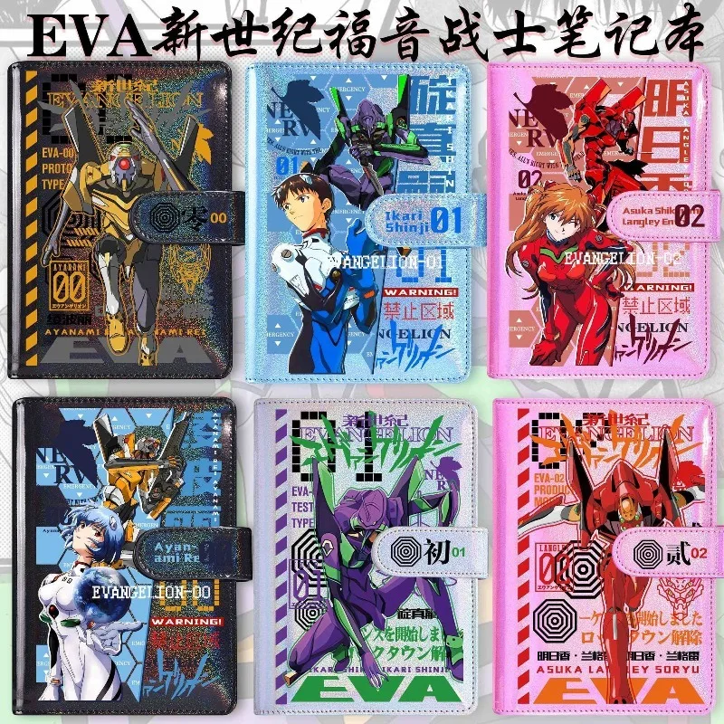EVA Neon Genesis Evangelion Notizbuch Cartoon Anime Charakter Ayanami Rei Tragbares Loseblatt-Buch Tagebuch Notizblock Sammlerstück Geschenk