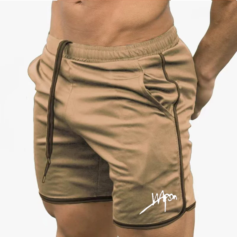 Pantalones cortos deportivos transpirables para correr, Shorts ajustados de secado rápido para entrenamiento, verano, 2024