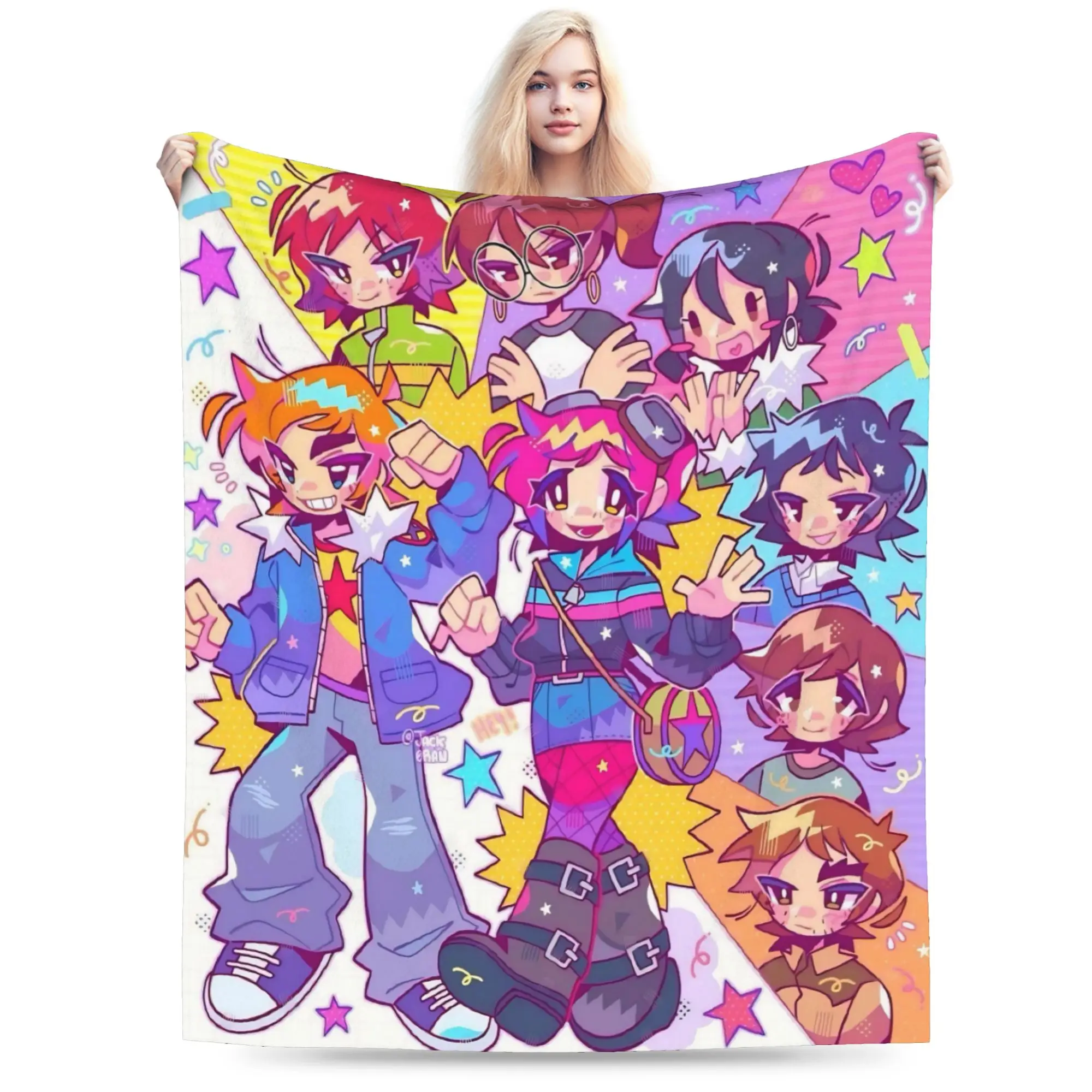 Scott Pilgrim vs. the World Blanket Ultra-Soft Flannel Cozy Present  Throw Blanket Rug Piece