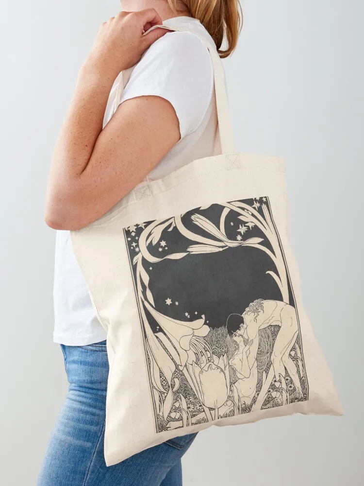 

HD. The Kiss I, by Ephraim Moses Lilien Tote Bag custom bags tote bag custom tote bag screen free delivery bags