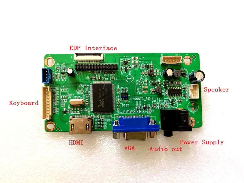 Yqwsyxl kit for HB125WX1-100   HB125WX1  HDMI + VGA LCD LED LVDS EDP Controller Board Driver