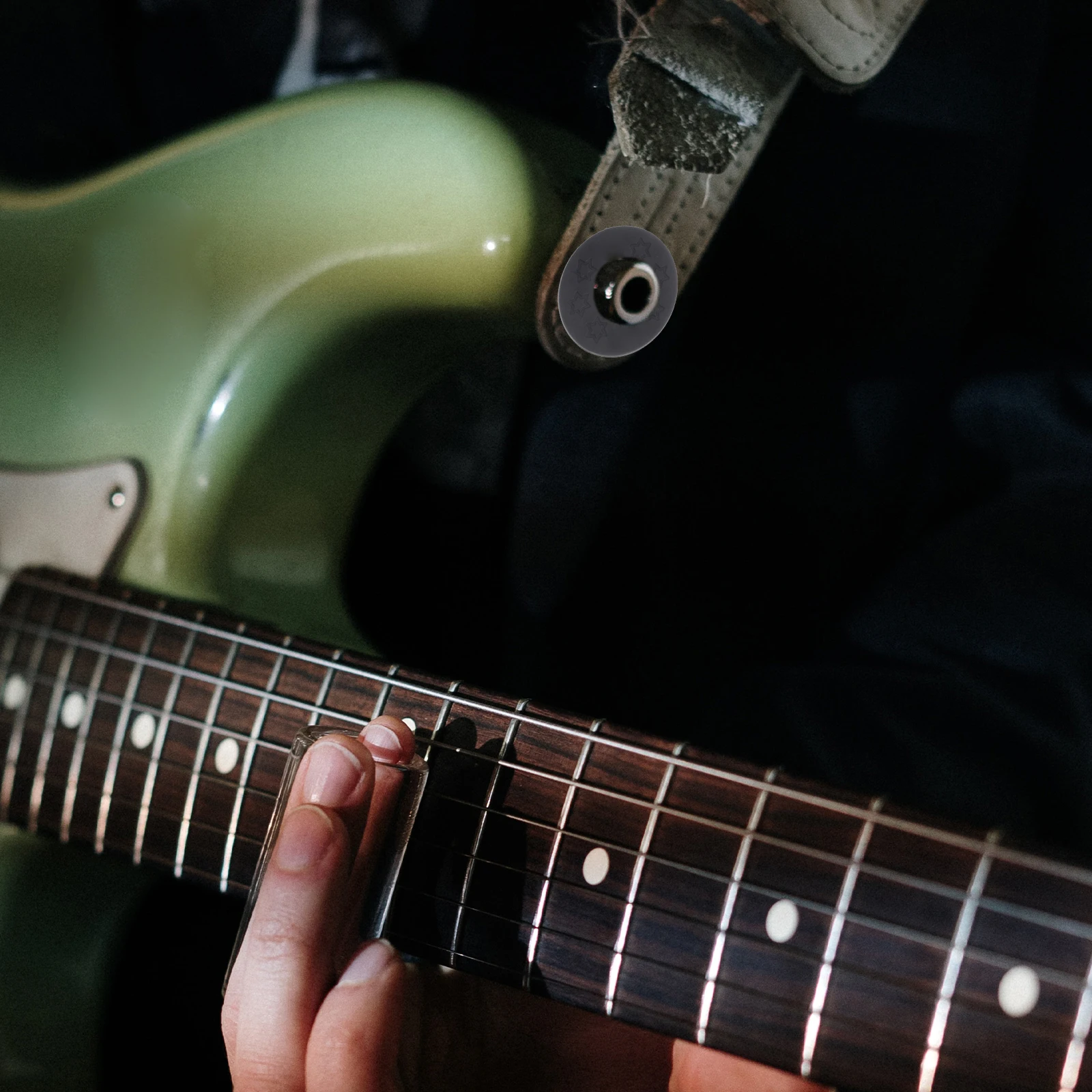 

12pcs Guitar Strap Locks Silicone Non-Slip Washers For Electric Acoustic Bass Lightweight Durable Safety Pads Guitar Accessories