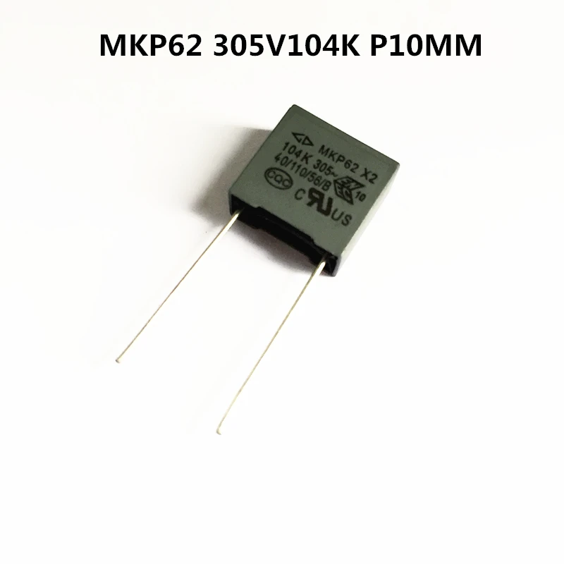 10/50/100PCS Brand new original MKP62 farad X2 safety capacitor 305V104K 0.1uF P10MM