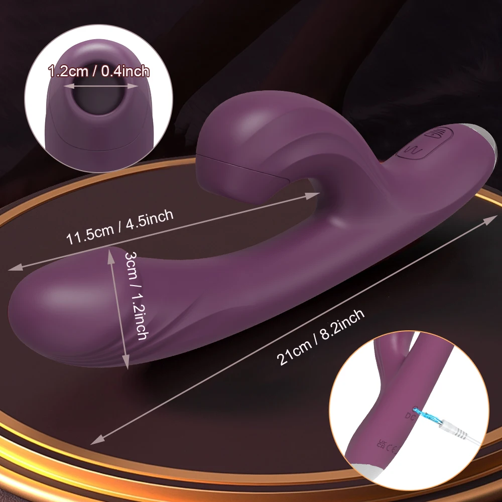 Sucking Vibrator for Women Vacuum Clitoris Stimulator Clit Sucker 2 In 1 G Spot Dildo Female Sex Toy Adults Goods view 2