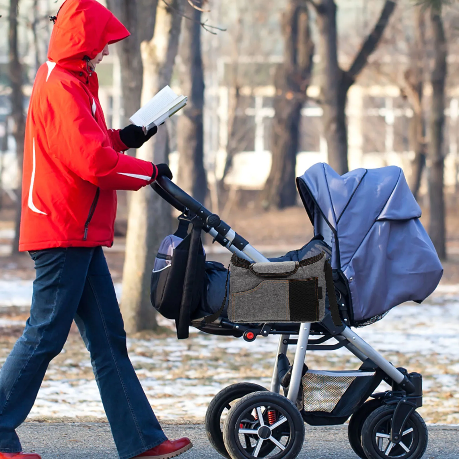 

Adjustable Organizer Cross Body Diaper Storage Holder Straps For Buggy Handles Diaper Bag Tote Accessories Baby Supplies