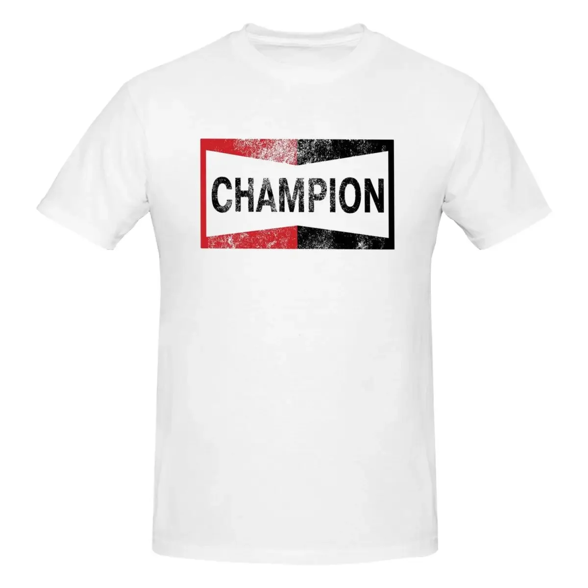 Champion Vintage Logo 100% Cotton T-shirt Men's Oversized T Shirts Men crew Neck Short Sleeve S-6XL