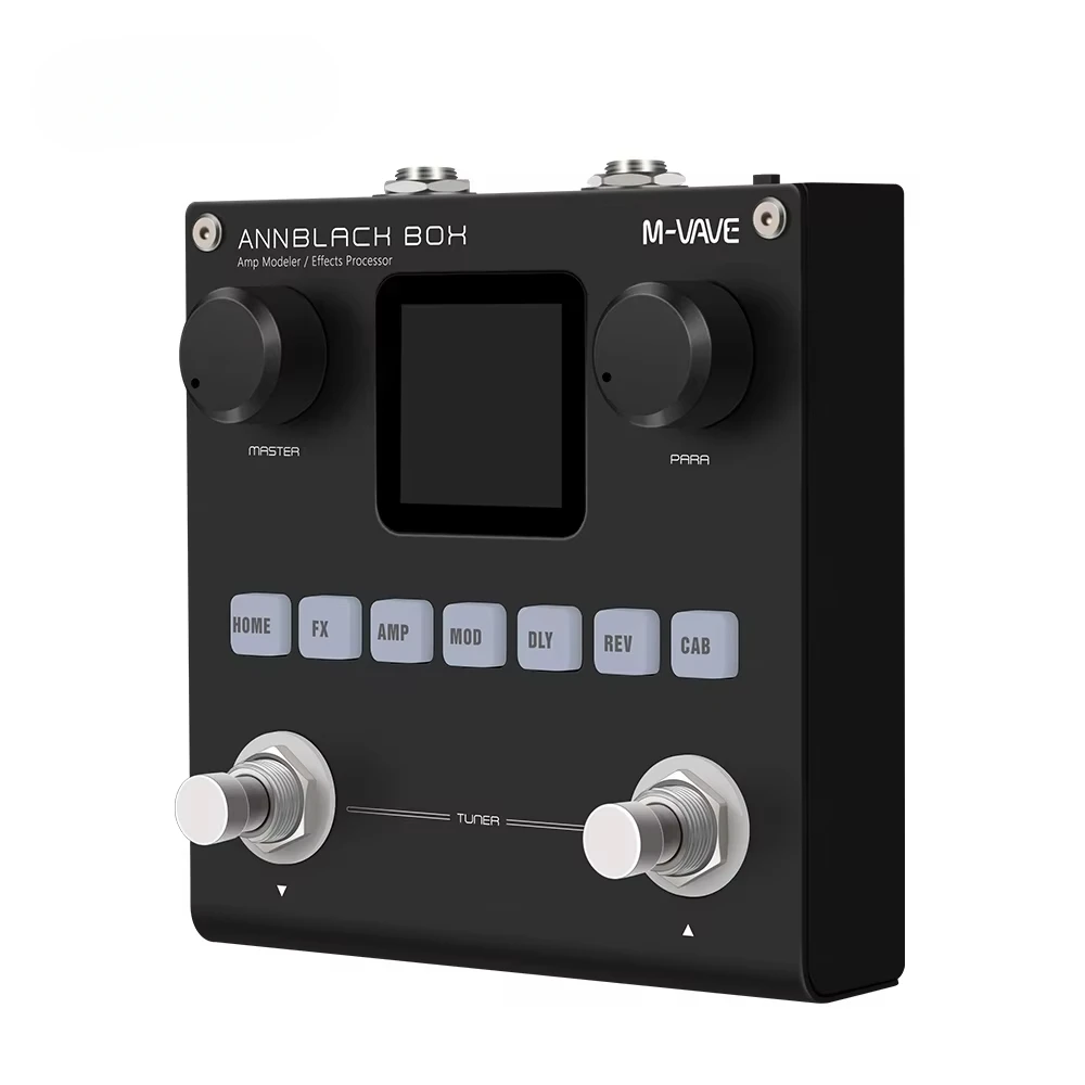 M-VAVE Blackbox Guitar Bass AMP Modeler معالج متعدد التأثيرات 80 إعدادات مسبقة 20 IR Cab 10H دواسة محمولة قابلة لإعادة الشحن #6