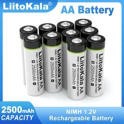 1-32 pz Liitokala 1.2V AA 2500mAh ni-mh batteria ricaricabile aa per pistola di temperatura telecomando Mouse batterie giocattolo