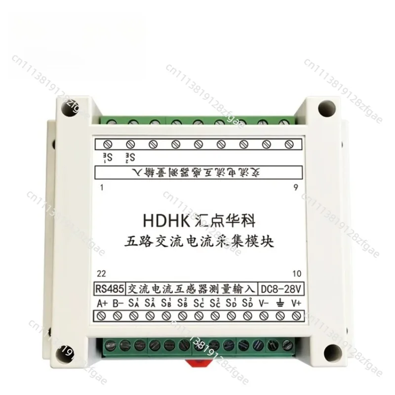 Multi-channel 8-channel AC Current Frequency Measurement Acquisition Detection Module RS485 Sensor Transmitter MODBUS-RTU