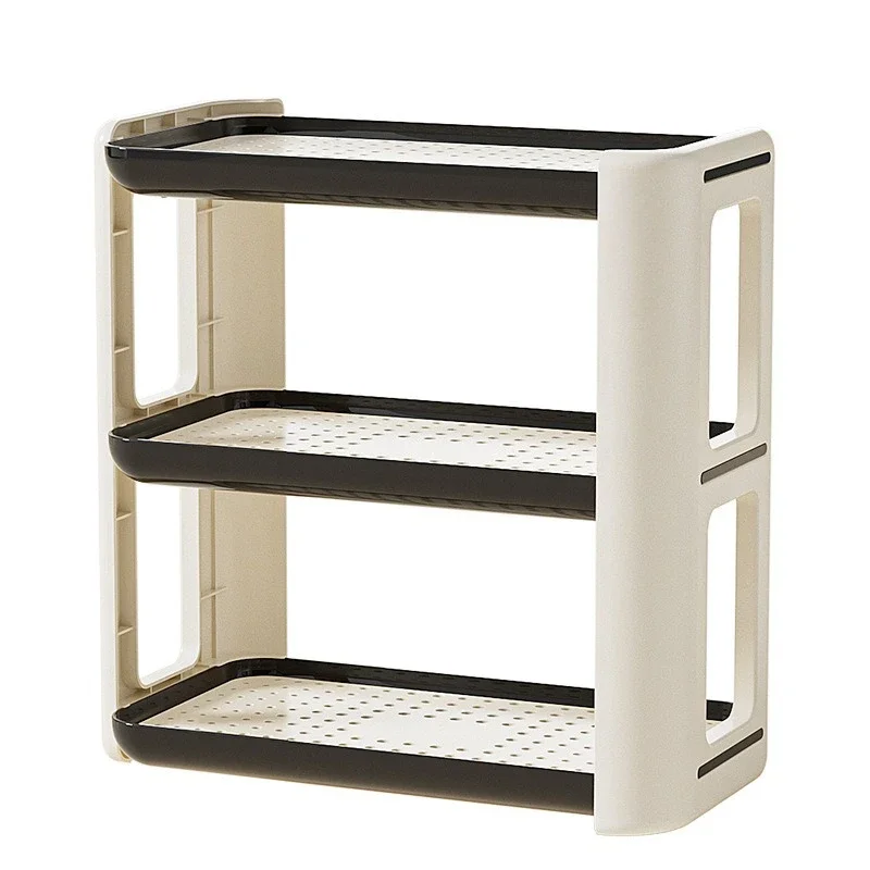 Cosmetics Shelf Kitchen Storage Rack Desktop Water Cup Double Storage Multifunctional Drain Tray Teacup Perfume