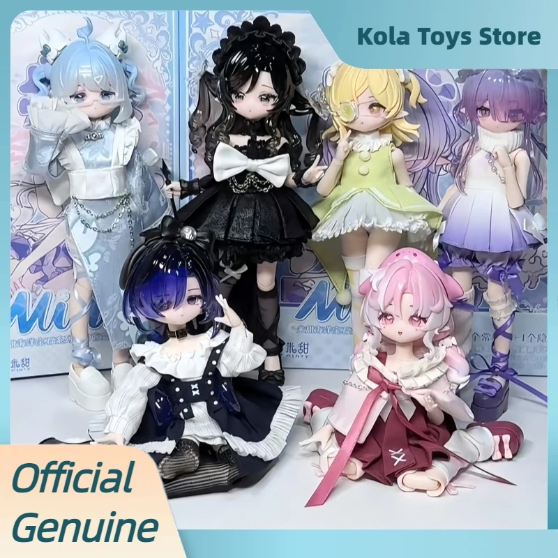 Caja ciega de la serie True Minty Sea Gems, figura de acción de 8 puntos Minty V2 Bjd, figuras Kawai, caja misteriosa, coleccionar juguetes, regalos