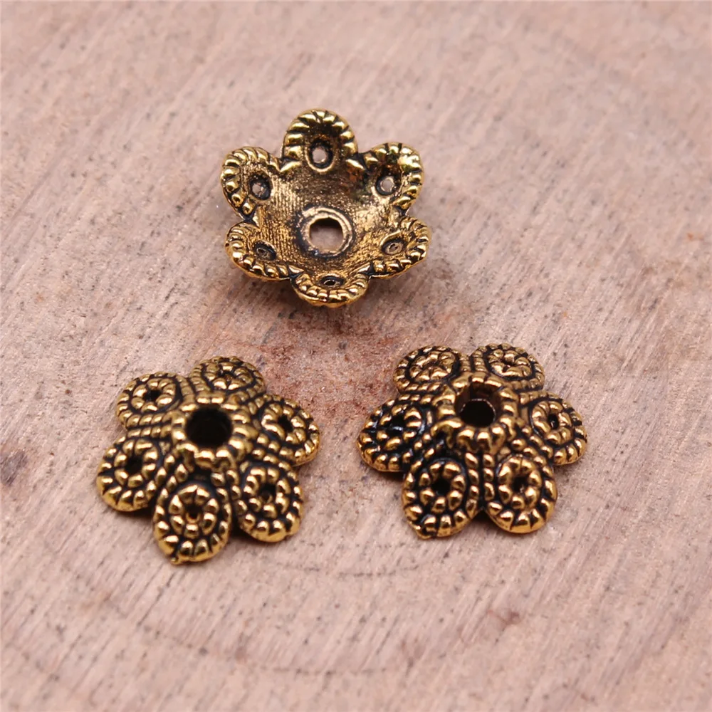 25PCS 10x4mm 0.4g Bead Cap Flower Holder DIY Small Pendant Handmade Material