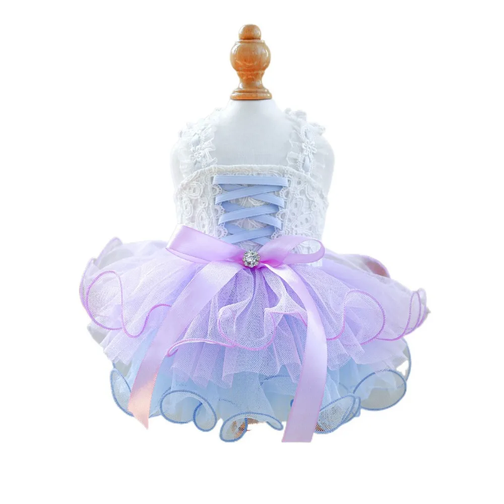 

Elegant Exquisite Dreamy Yarn Skirt Soft Breathable Pet Princess Dress Cute Dog Skirt Cat Clothes
