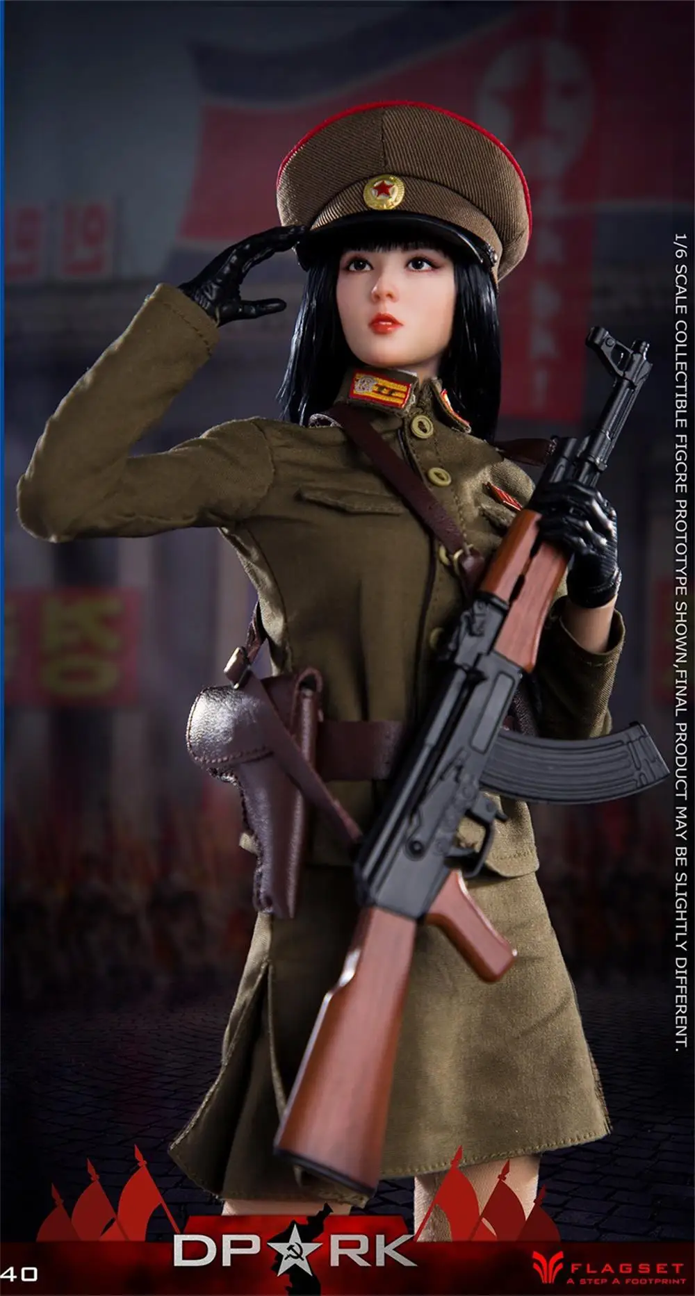 

Набор флагов 1/6 FS 73040, корейский гарнизон, Женский офицер, военная куртка, армейская юбка, модель костюма для 12-дюймовой экшн-фигурки