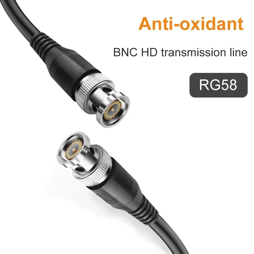 

BNC 2M-10M Male To Male Adapter Cable for CCTV Camera BNC Connector Cable Camera BNC Accessories