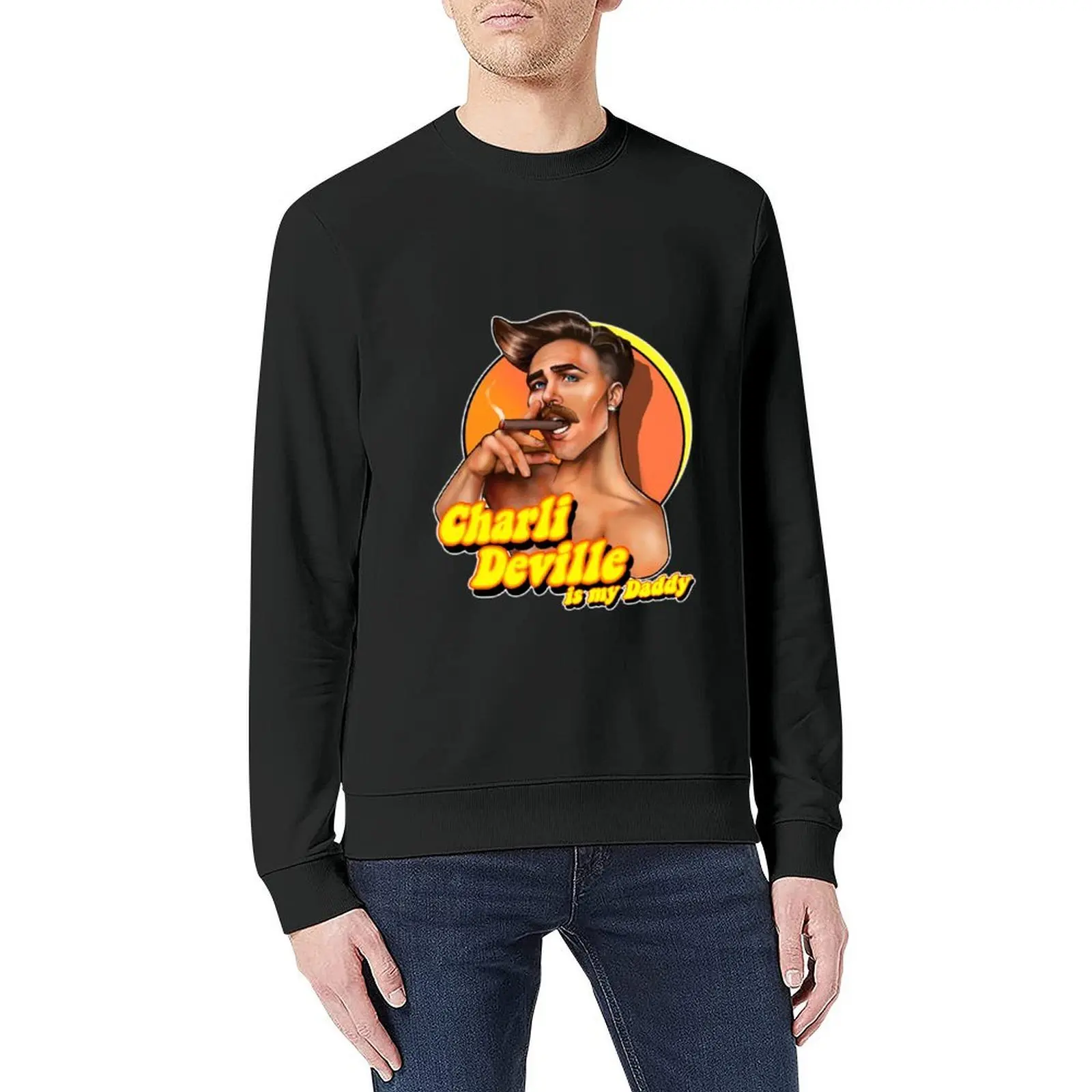 Charli Deville is my Daddy Pullover aesthetic clothing men's clothes male clothes autumn new products pullover