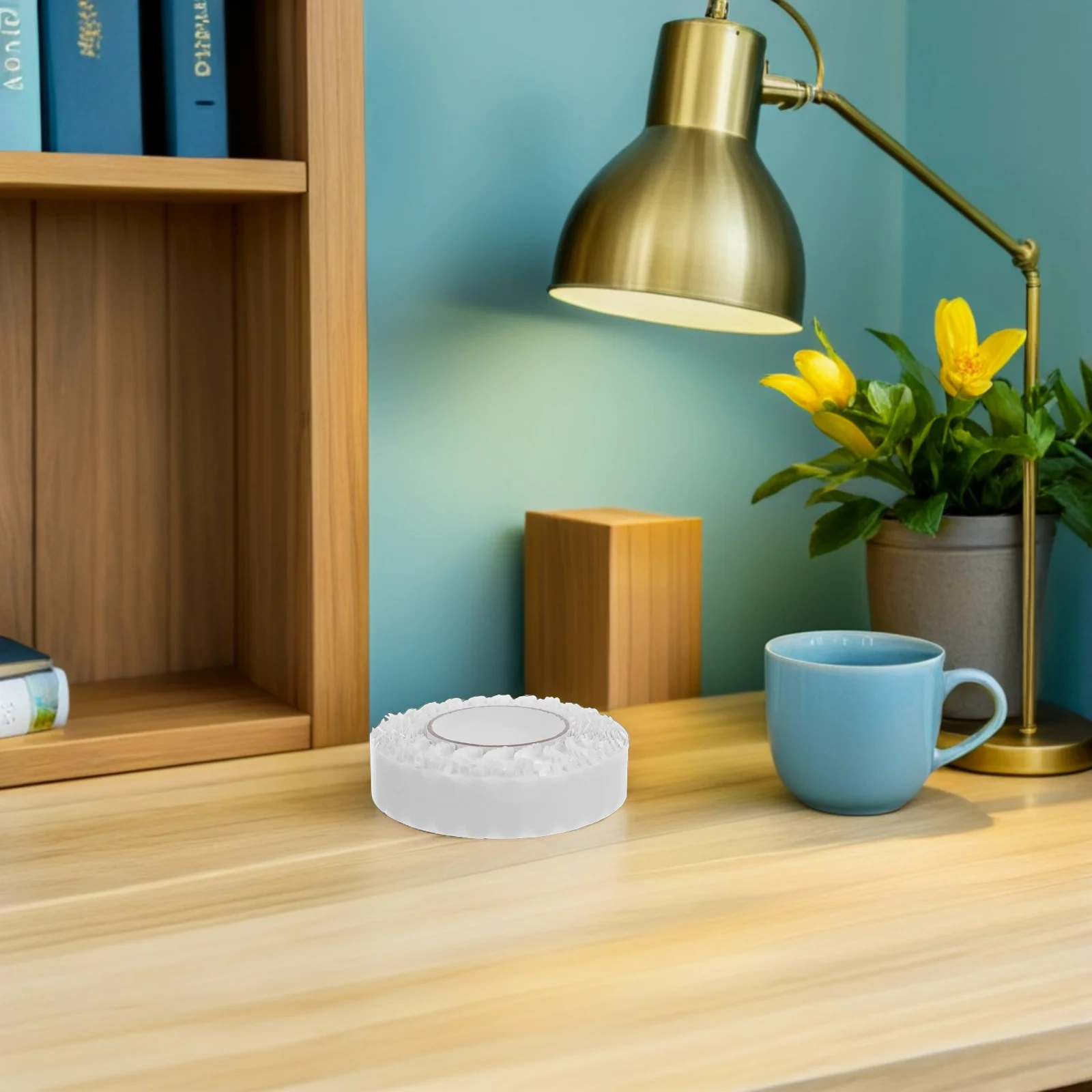 

15mm DIY Wick Stickers Adhesive Dots for Glass Jars Crafts Supplies Heat-Resistant Easy Peel Double-Sided