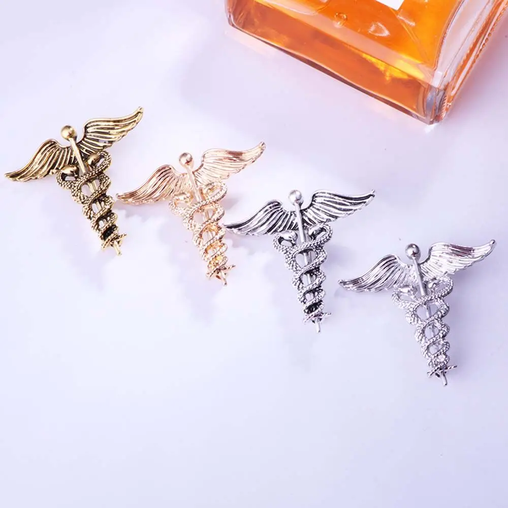 Gift For Men Luxury Metal Collar Clothing Angel Wings Snake Jewelry Brooch Pins Corsage Accessories