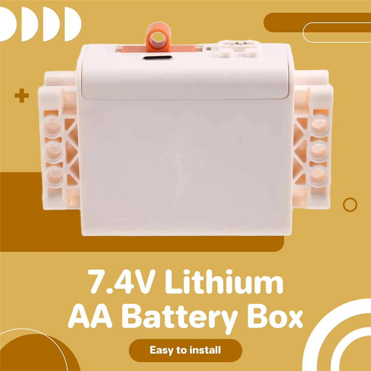 A14M wiederaufladbare 7,4 V Lithium AA Batterie Box Power Funktion Elektromotor Baustein wiederaufladbare drahtlose Motor