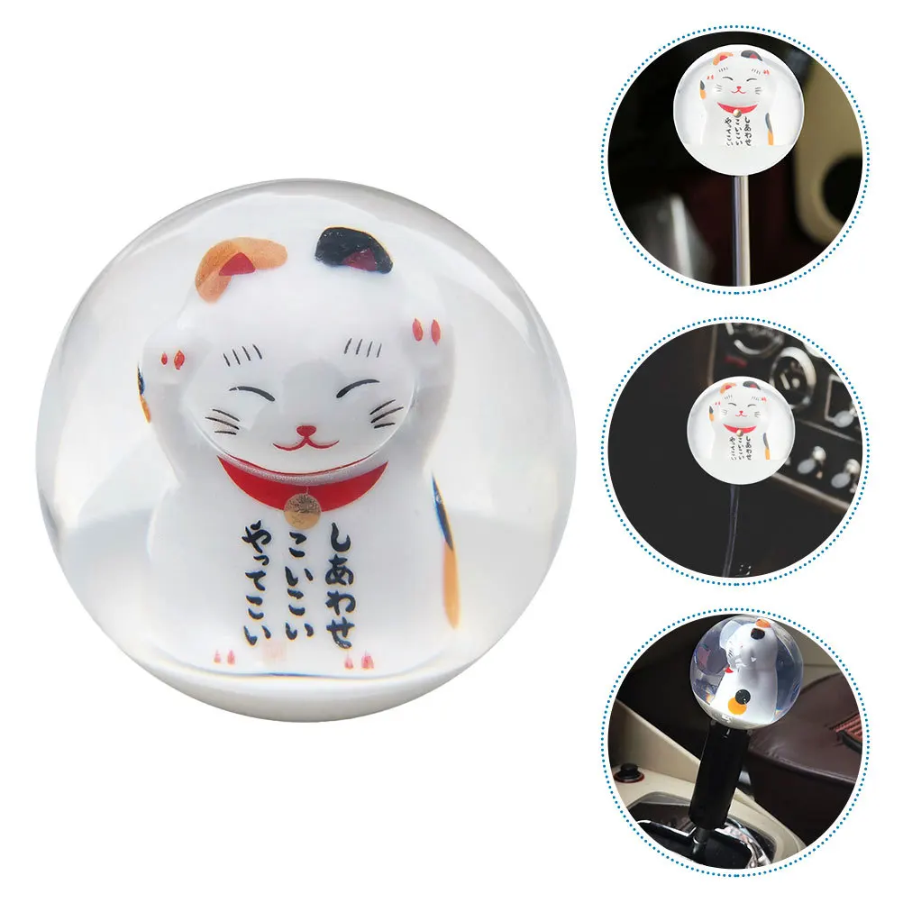 مقبض ناقل الحركة للسيارة بتصميم قطة فريدة من نوعها، متين وسهل معظم السيارات، قبضة أنيقة، مقبض ذراع ناقل الحركة التلقائي