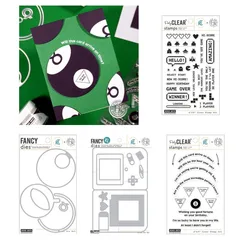 Game Console Ball Score Metal Cutting Dies Silicone Stamps Scrapbooking Stencil Photo Album Card DIY Paper Embossing Craft