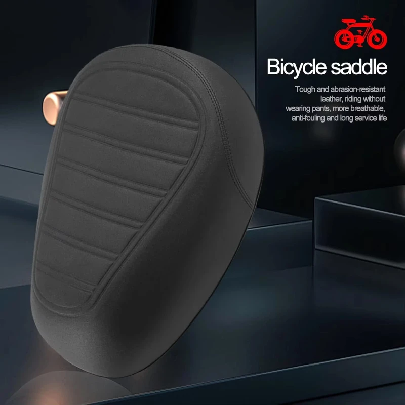 Soft Bike Seat Wide Mountain Bike Saddle Universal Breathable Four-Corner Spring Bicycle Seat Cushion Outdoor Bike Accessories