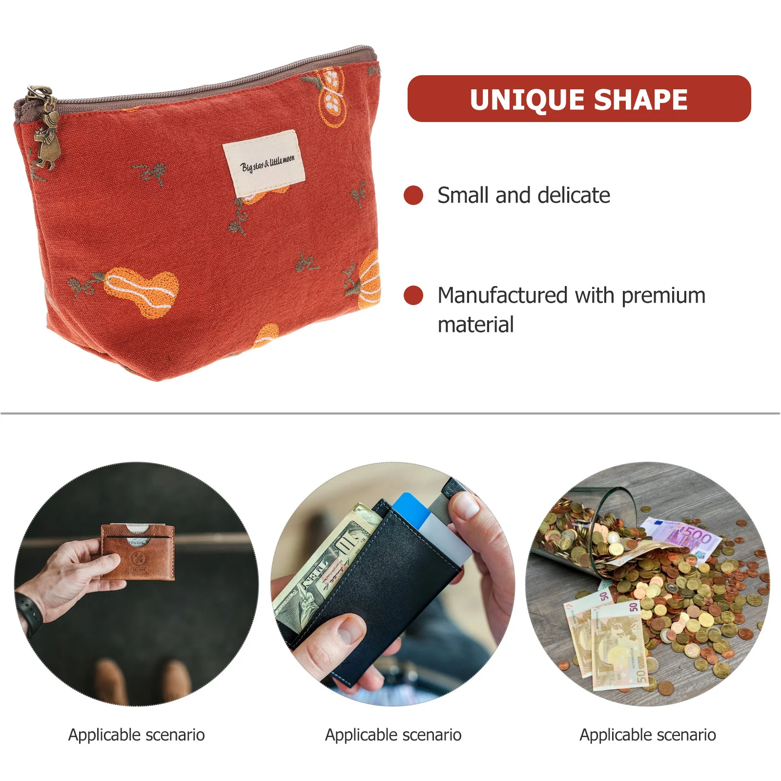 コンパクト漫画ゼロ財布小さな財布ポータブル収納袋キーポーチジュエリーオーガナイザーイヤホンケーブルホルダー