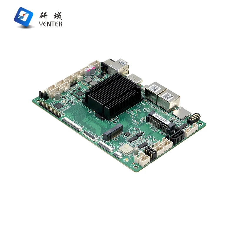 New Industrial Rockchip Android Motherboard RK3576 LPDDR4 4G EMMC 64G LVDS HD MIPI 2 RJ45 LAN WIFI 6 BT Single