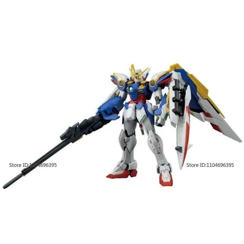 BANDAI – jouets modèles RG20 Wing Gundam Ew à assembler, modèle Mecha, figurines d'anime, Puzzle, cadeaux de poupée populaires de vacances, en Stock