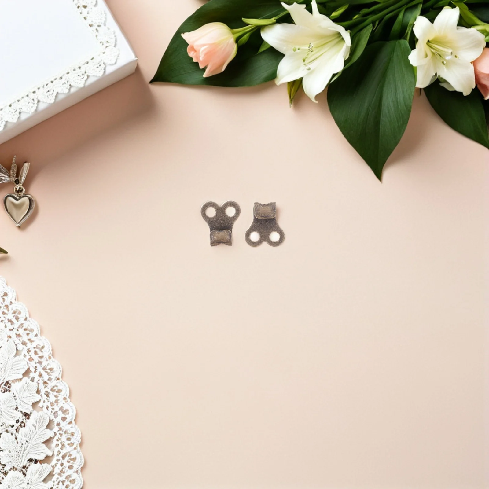 

24Sets Shoe Eyelet Repair Kit - Lightweight Boot Hooks with Rivets for Hiking Mountaineering Footwear Lace Fastener Replacement