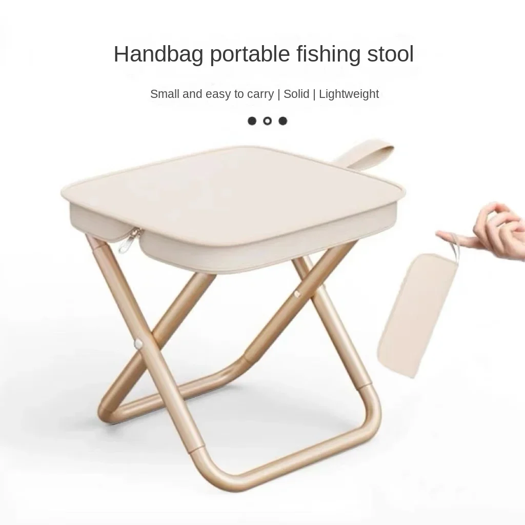 Fishing chair small Mazar folding camping stool Outdoor portable fishing folding chair portable line artifact