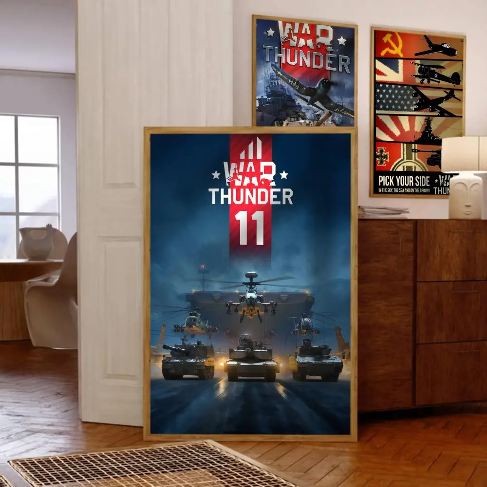 Game W-War Thunder Poster Music Album Cover For Room Canvas Painting Print Art Home Wall Decor Picture Gift