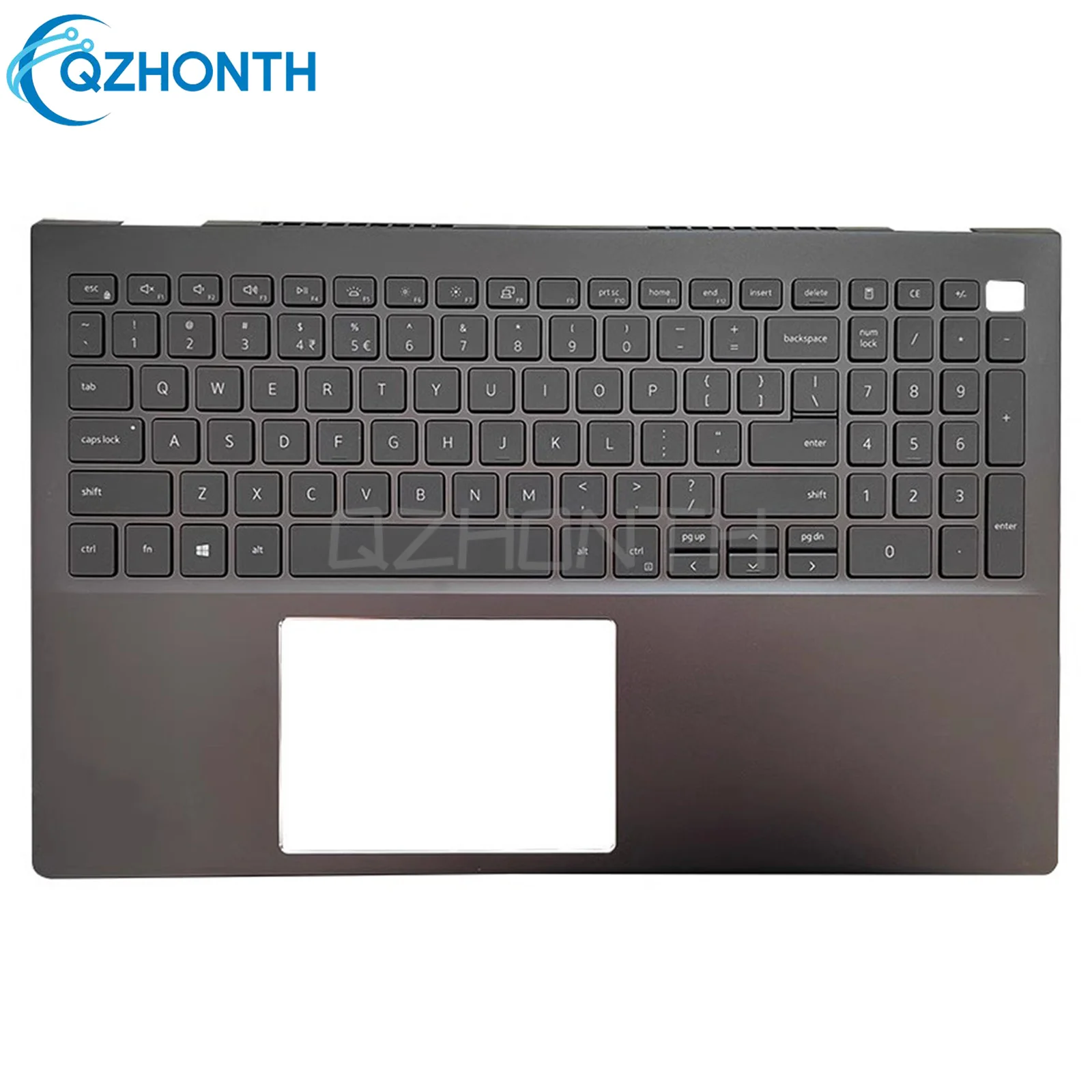 Used Palmrest Upper Case with Backlit Keyboard For Dell Vostro 5501 5502 (Black) 0W7PK2 W7PK2 15.6