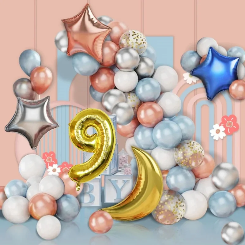 

Cross-border Latex Sequin Balloon Set Carnival Aluminum Film Balloon Birthday Party Decoration Background Picture