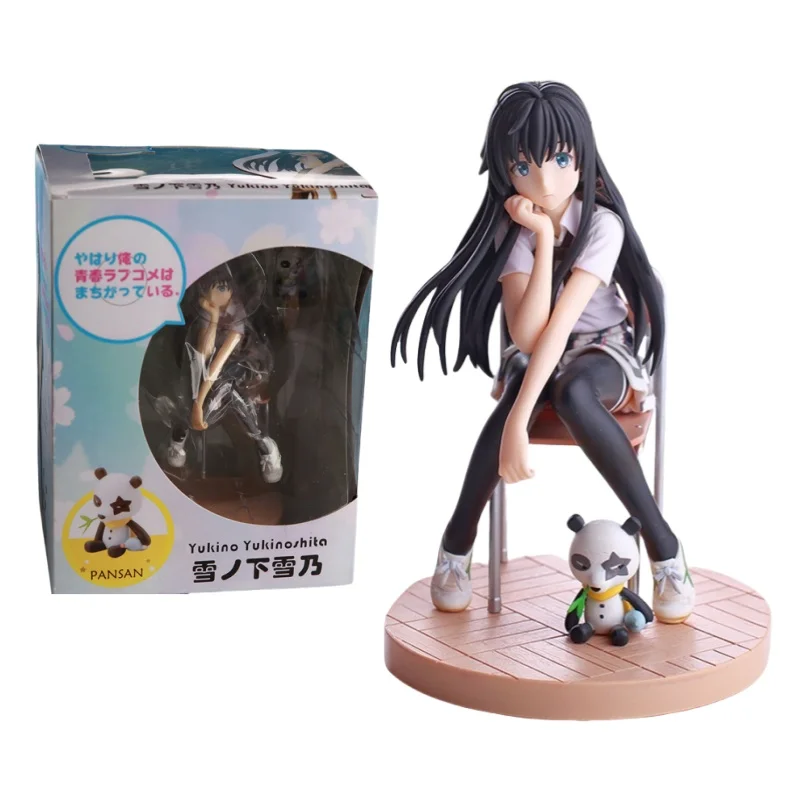 

Anime Figure My Teen Romantic Comedy Series Yukinoshita Yukino 14cm Pvc Action Figures Adult Collection Model Doll Toys Gift