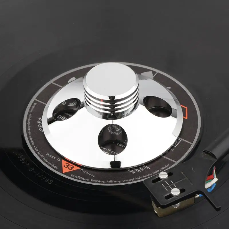 Il stabilizzatore di dischi giradischi per dischi in vinile audio riduce il rumore dello sfondo Giradischi Morsetto per pesi Tappetino per pressa per dischi