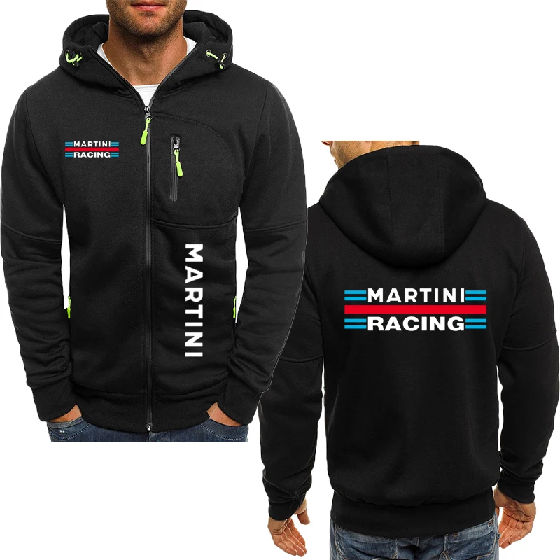 Martini Racing 2024 Men\'s Racing Suit Jacket Long Sleeves Casual cotton Men\'s Hoodies Sweatshirts Print Clothing Comfortable Top