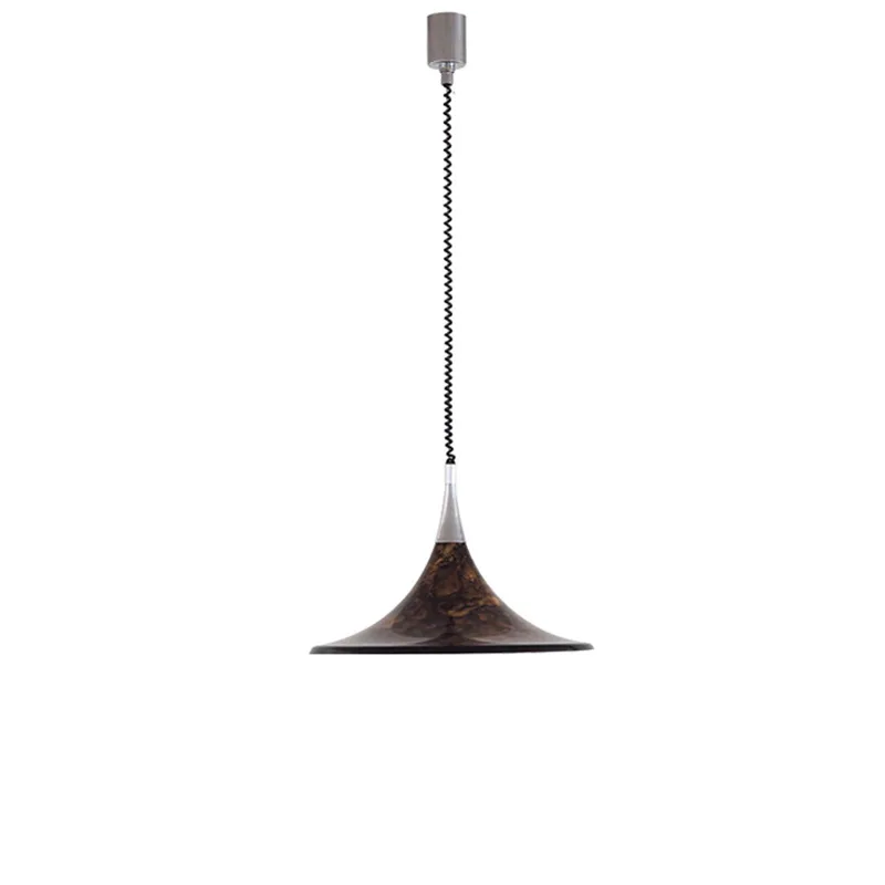 

Medieval restaurant chandelier creative can lift retro painted living room island desk study main light design telescopic