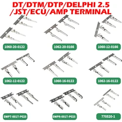 100/500PCS Male Female Terminals DEUTSCH DT/DTM/DTP/JST/AMP/Delphi/ECU Pins 1062-16-0122 1062-12-0166 770520-1 12089307