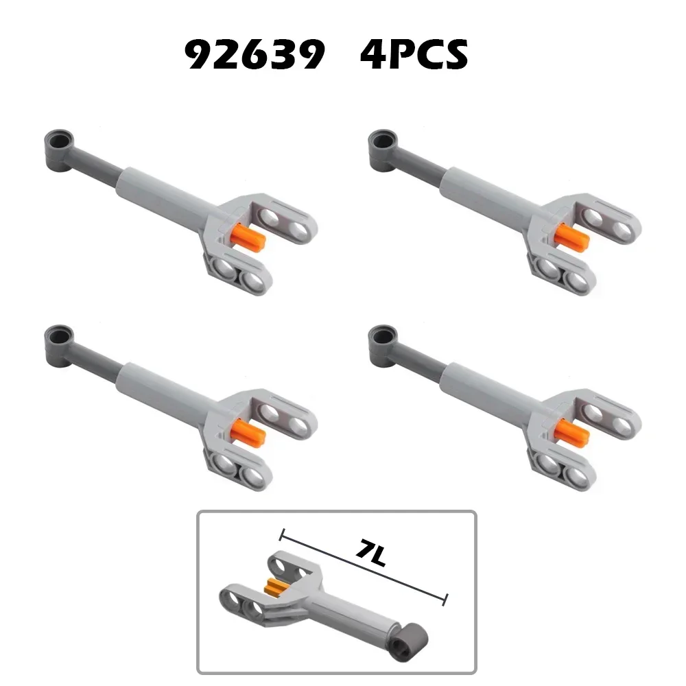 MOC Pneumatische Teile Schlauch Luftpumpe Tank Schubstange Putter Schalter Zylinder Air Power Ziegel Legoeds-Kompatibel Baustein