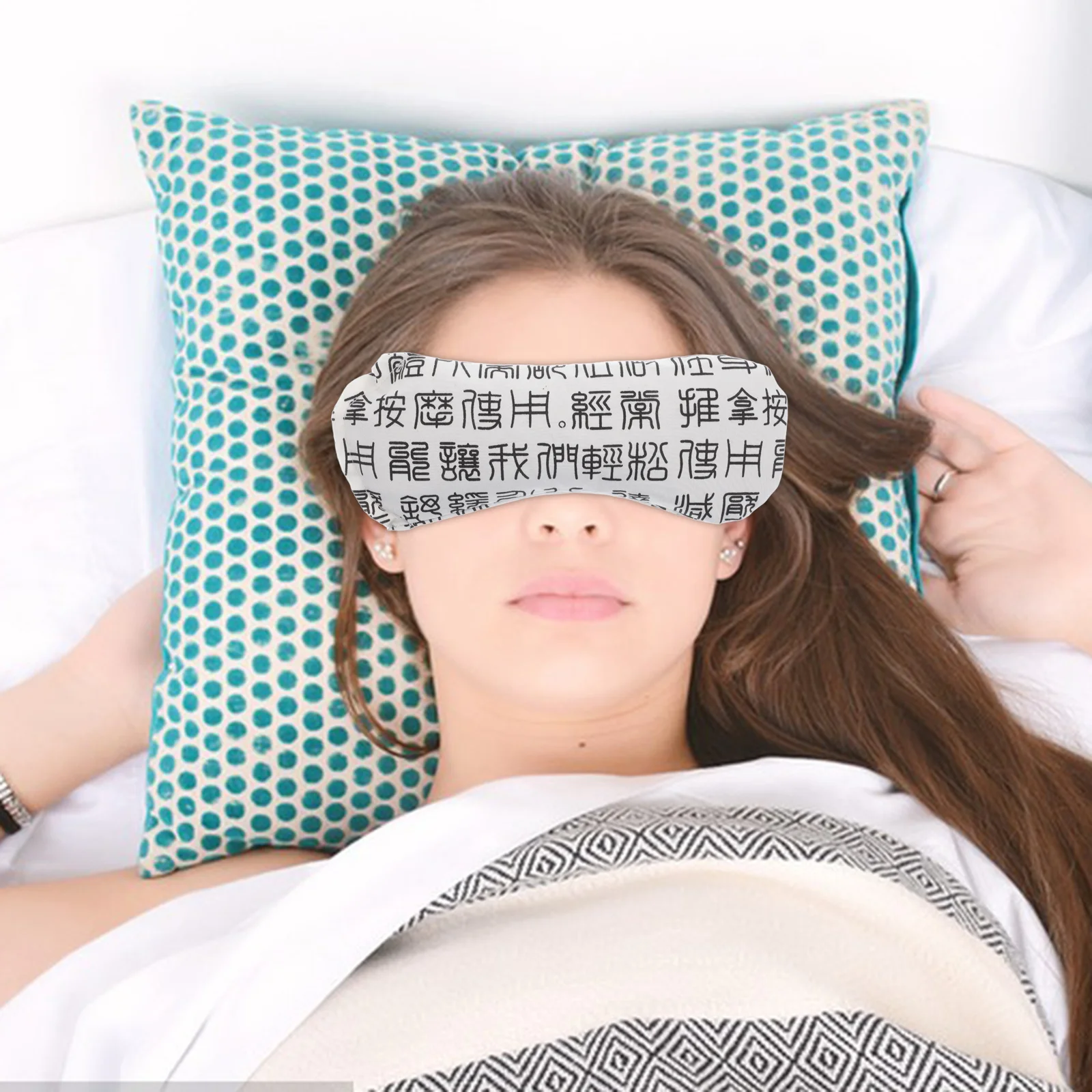 

Mugwort Pillow For Dry Eyes Relief Soothing Heating Pad Reusable Eye Mask Sleeping Meditation Yoga Relaxation Weighted Eye