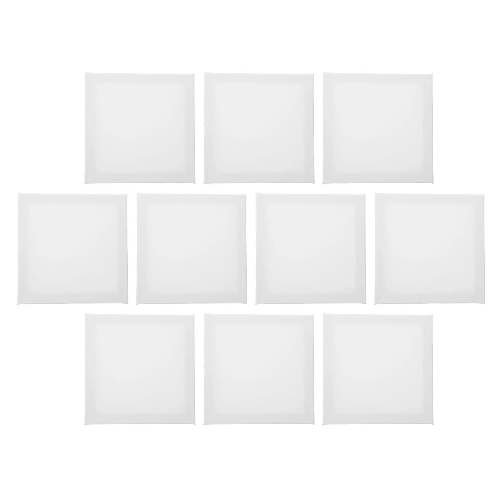 10Pcs Acrylic Oil Paint Canvas Board For Canvas For Drawing And Painting Art Student Frames Thick Wood Cotton Blank