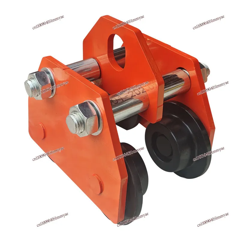 T-type push hand-pulled sports car I-beam pulley lifting pulley