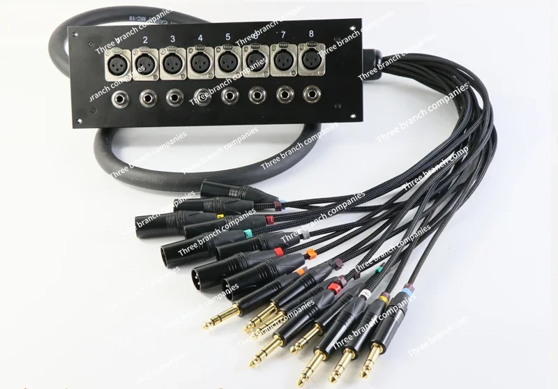 4/6/8/12 Multi-core Signal Cable Recording Studio Wall Plug-in Junction Box Audio Cable Sound Card Hub Xanon Box